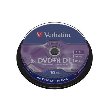 Verbatim DVD+R DL 8x 10 pièce(s)