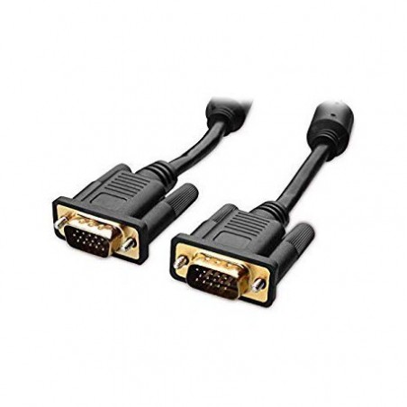 Câble SVGA HD15 mâle / mâle blindé avec ferrite 5M