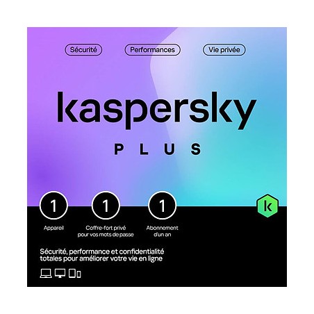 Kaspersky Anti-Virus Plus - Licence 1 poste 1 an