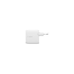 Belkin Chargeur secteur portatif 2 ports USB-A 24 W avec câble USB-A vers USB-C - Blanc