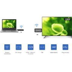 Extendeur HDMI sans fil point à point – 15 m