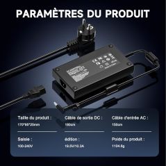 Chargeur HP 200W 815680-002