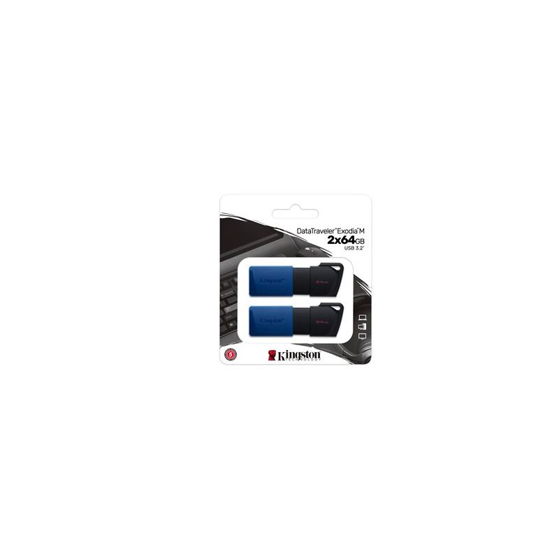 DataTraveler Exodia M - Clé USB 3.2 2x64GB