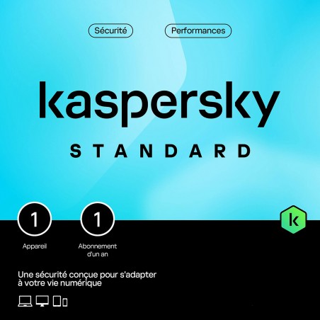 Kaspersky Anti-Virus - Licence 1 poste 1 an