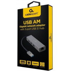 Adaptateur réseau USB-C Gembird A-CMU3-LAN-01