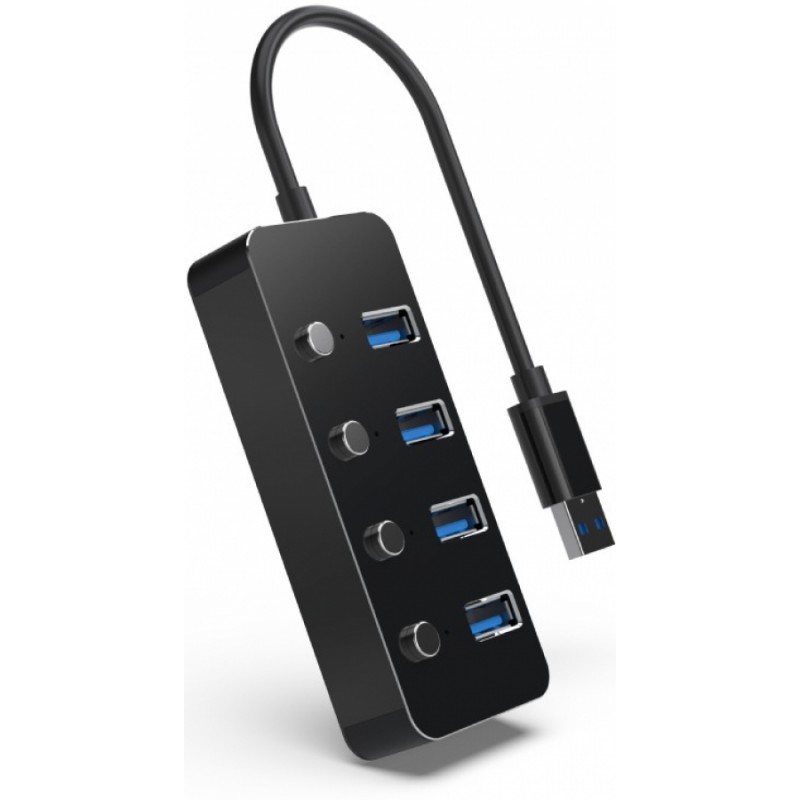Hub USB Gembird avec voyants LED