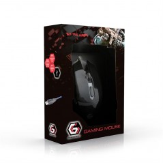 Souris de jeu Gembird USB rouge