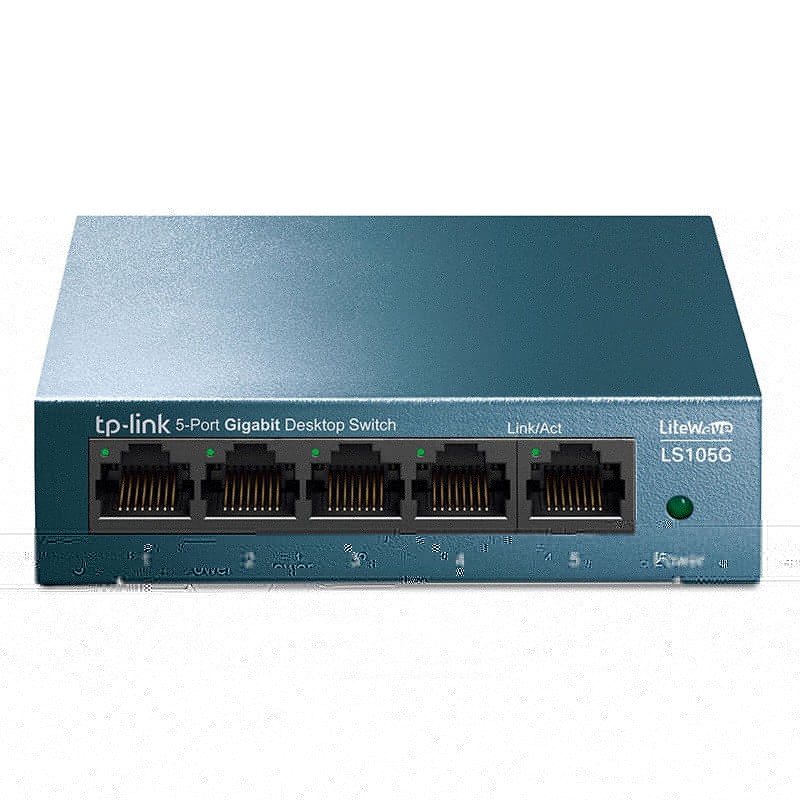 Ports Ethernet Gigabit du TP-Link LS105G