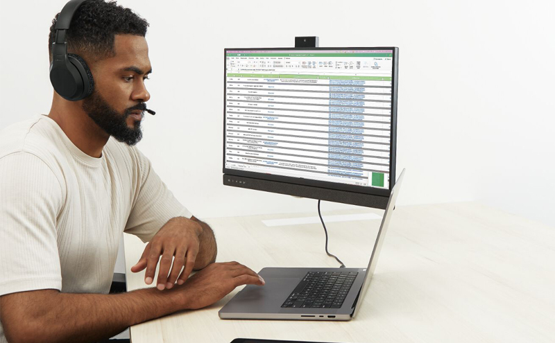 Belkin SoundForm Adapt utilisé en visioconférence