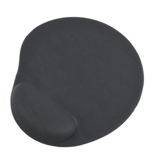 Gembird MP-GEL-BK tapis de souris noir avec repose-poignet en gel EAN 8716309101134